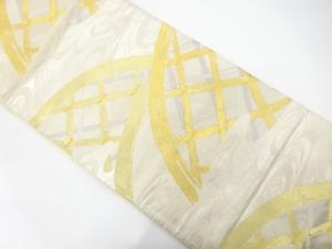 アンティーク　流水に光悦垣模様織り出し袋帯（材料）